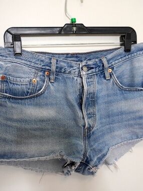 Levi's 501 Original cut-off denim shorts, Size 30